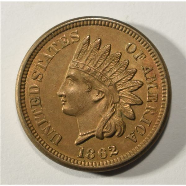 1862 INDIAN CENT BU