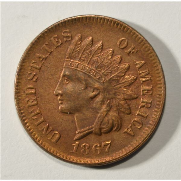 1867 INDIAN CENT BU RB