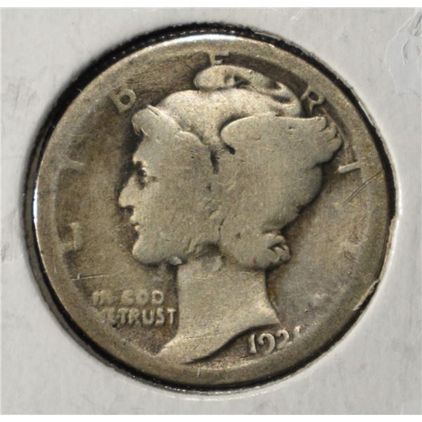 1921 MERCURY DIME GOOD