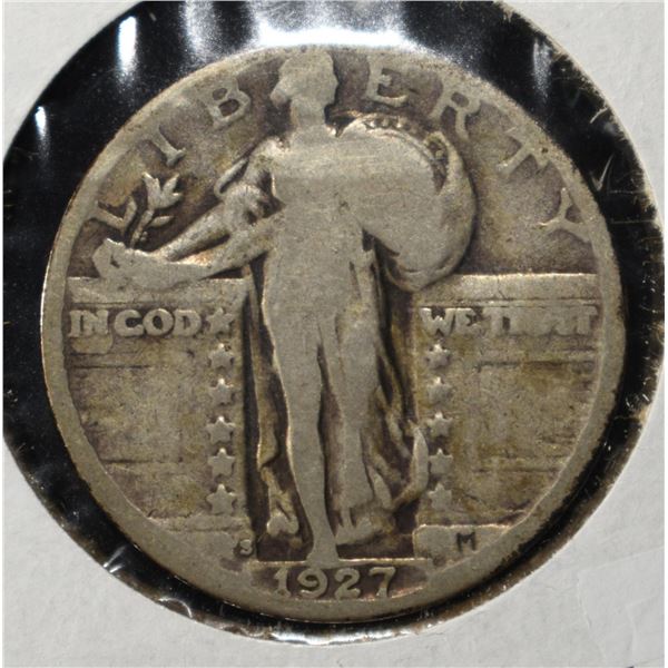 1927-S STANDING LIBERTY QUARTER FINE
