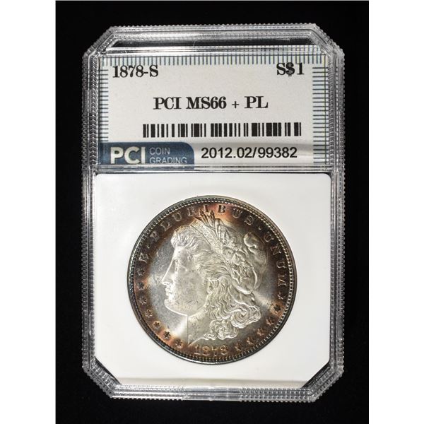 1878-S PL MORGAN DOLLAR SUPERB GEM BU