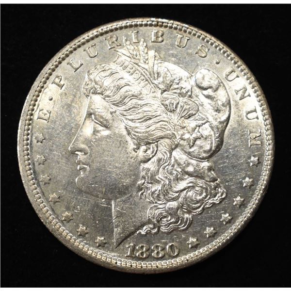 1880-S MORGAN DOLLAR AU/BU