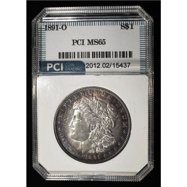 1891-O MORGAN DOLLAR GEM BU
