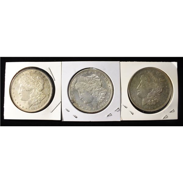 1921-P, D, S MORGAN DOLLARS