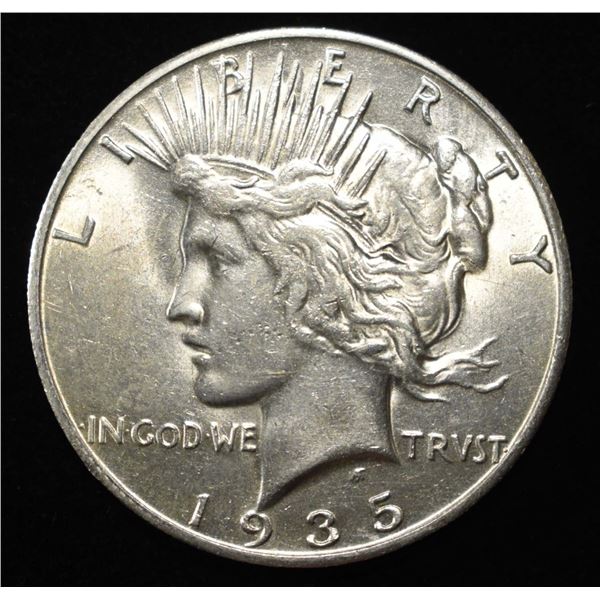 1935-S PEACE DOLLAR BU