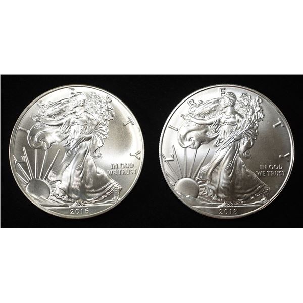 2016,18 AMERICAN SILVER EAGLES