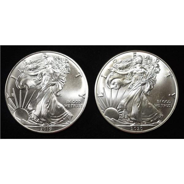 2019,20 AMERICAN SILVER EAGLES