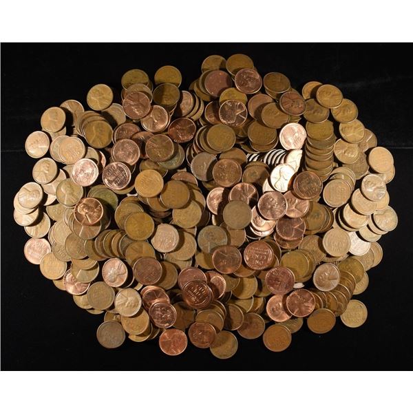 (500) WHEAT CENTS MIXED DATES