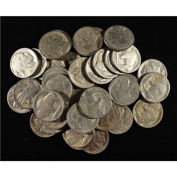 40 FULL DATE BUFFALO NICKELS FROM THE 20'S