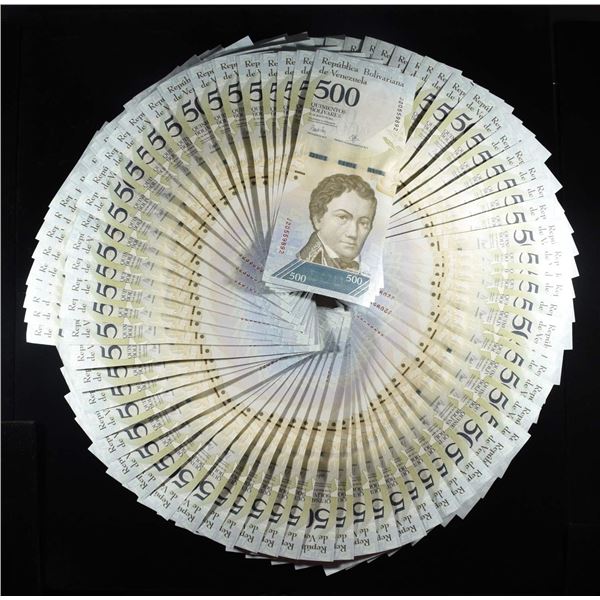 (100) 2017 VENEZUELA 500 BOLIVARES SOBERANO UNC