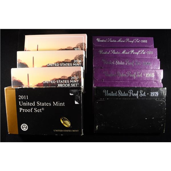 (9) US PROOF SETS