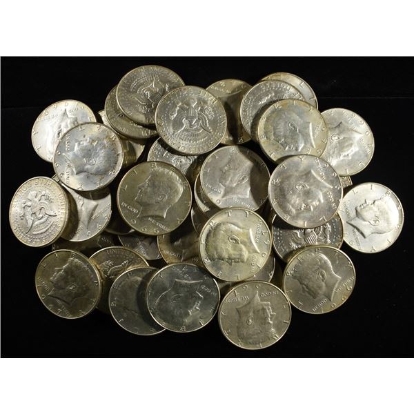 (40) 40% SILVER KENNEDY HALF DOLLARS