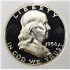 Image 2 : 1956 FRANKLIN HALF PCI SUPERB GEM PROOF DCAM