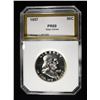 Image 1 : 1957 FRANKLIN HALF PCI SUPERB GEM PROOF DCAM