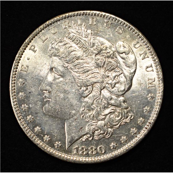 1880-O MORGAN DOLLAR AU/BU