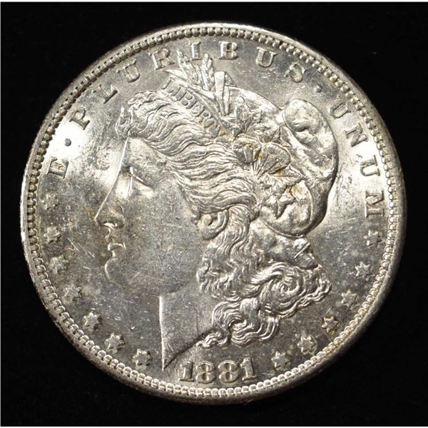 1881-S MORGAN DOLLAR BU