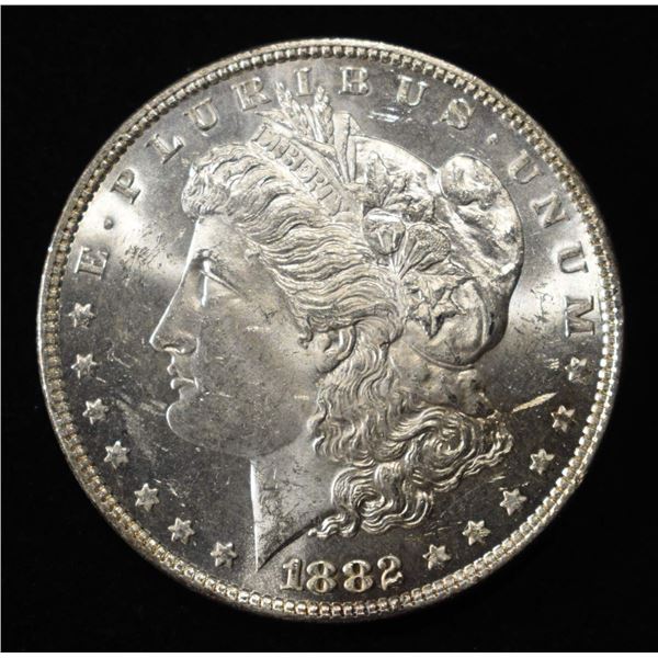 1882 MORGAN DOLLAR CH BU