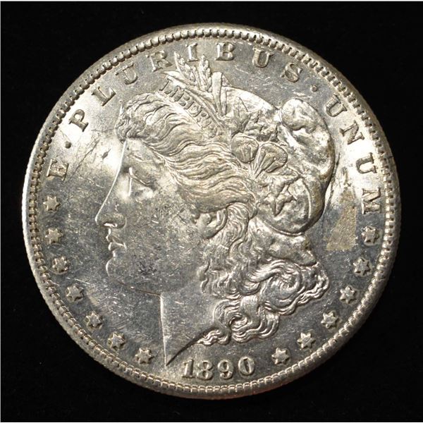 1890-S MORGAN DOLLAR BU