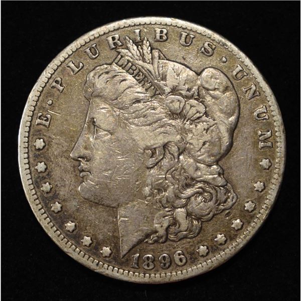 1896-S MORGAN DOLLAR VF