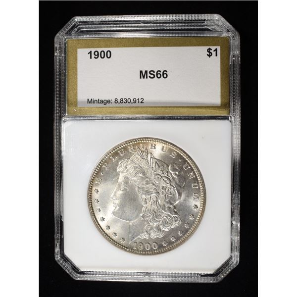 1900 MORGAN DOLLAR PCI SUPERB GEM BU