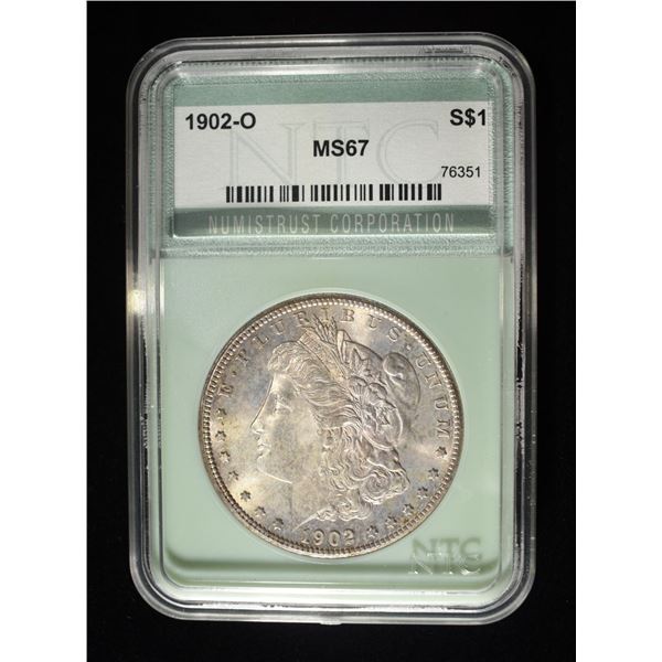 1902-O MORGAN DOLLAR NTC SUPERB GEM BU