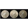Image 2 : 1922 P,D,S PEACE DOLLARS
