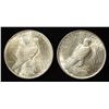 Image 2 : 1922 & 1923 PEACE DOLLARS CH BU