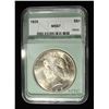 Image 1 : 1925 PEACE DOLLAR NTC SUPERB GEM BU