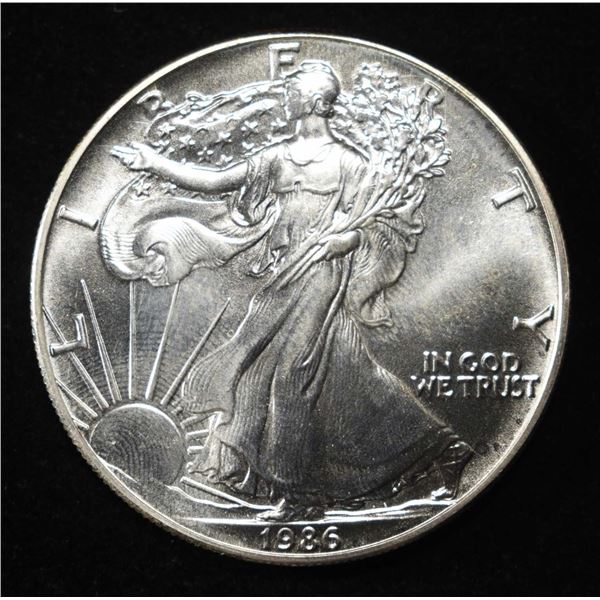 1986 AMERICAN SILVER EAGLE