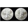Image 1 : (2) 2014 AMERICAN SILVER EAGLES