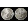 Image 2 : (2) 2014 AMERICAN SILVER EAGLES