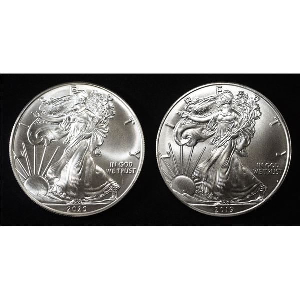 2019,20 AMERICAN SILVER EAGLES