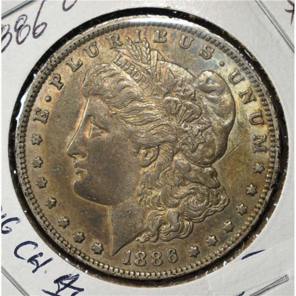 1886-O MORGAN DOLLAR CH AU/UNC