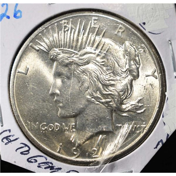 1926 PEACE DOLLAR CH TO GEM BU