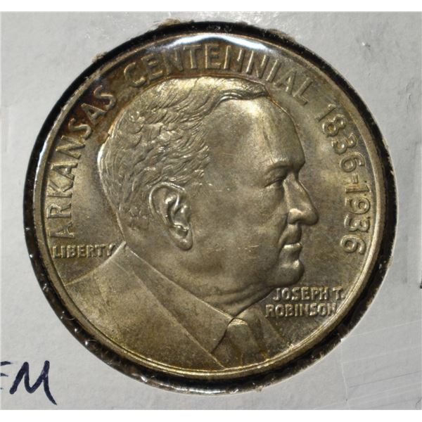 1936 ROBINSON ARKANSAS HALF DOLLAR GEM BU