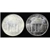 Image 2 : (2) 1 OZ .999 SILVER TRUMP ROUNDS