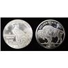 Image 2 : (2) 1 OZ .999 INDIAN SILVER ROUNDS