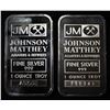 Image 1 : (2) 1 OZ MATTHEY  .999 SILVER BARS