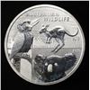 Image 1 : 2 OZ .9999 SILVER $2 AUSTRALIAN WILDLIFE ROUND