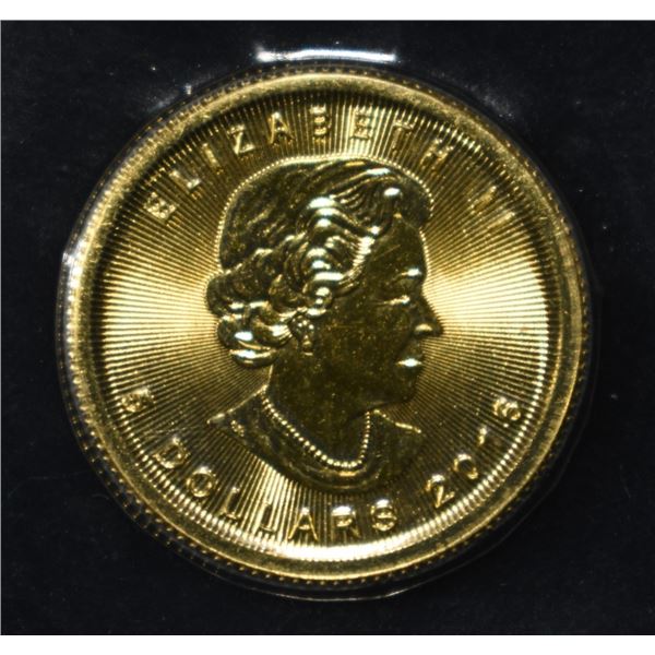 2016  1/10 OZ GOLD MAPLE