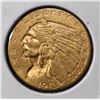 Image 1 : 1913 $2 1/2 GOLD INDIAN CH BU