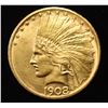 Image 1 : 1908-D $10 GOLD INDIAN NO MOTTO CH BU
