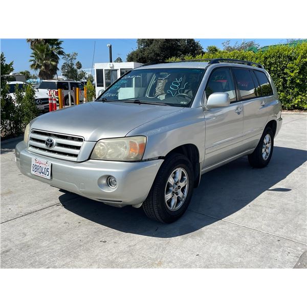 TOYT HIGHLANDER 2006 APP  DUP/T-DON