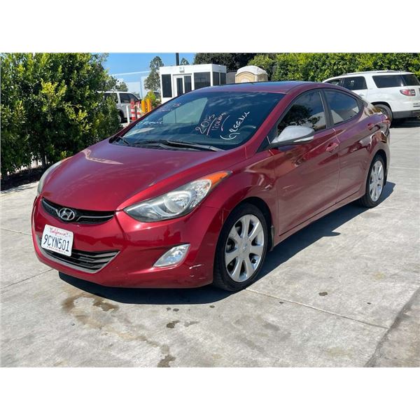 HYUN ELANTRA 2013 T-REPO 2 DAYS