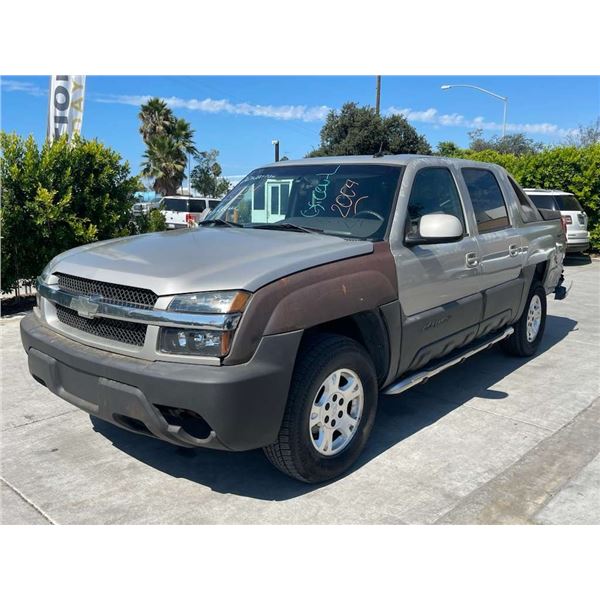 CHEV AVALANCHE 2004 APP/DUP SALV-T DON-TMU
