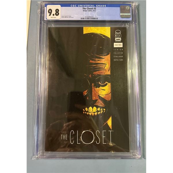 The Closet #3 (2022 Image Comics) CGC 9.8 NM/MT White Pages Comic Book