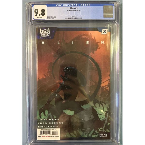 Alien #3 & The Immortal Thor #1 Comic Lot - Both CGC 9.8 NM/M