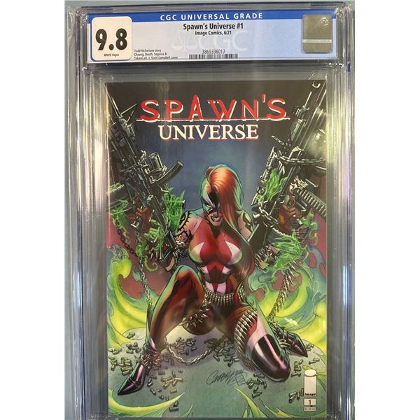 Spawn's Universe #1 CGC 9.8 J Scott Campbell She-Spawn Cover A Image 6/21