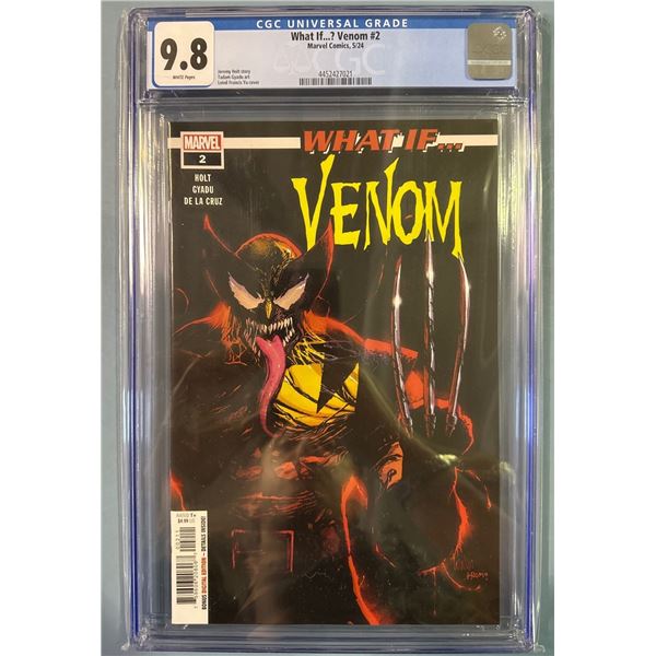 What If...? Venom #2 (Marvel, 2024) CGC 9.8 NM/M - Leinil Francis Yu Cover