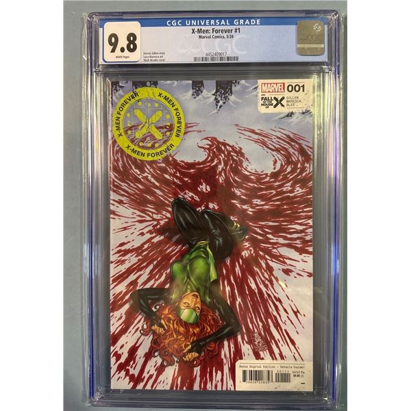 X-Men: Forever #1 CGC 9.8 White Pages Marvel 5/24 Mark Brooks Cover